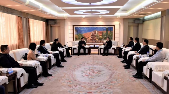 兰州文理学院党委书记阎晓辉一行到访开云足球