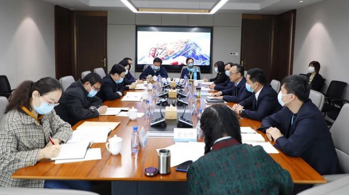 省民委副主任余世勇一行到访开云足球