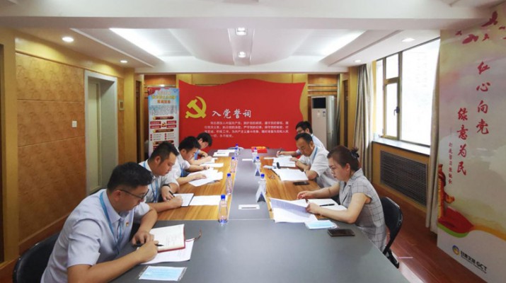 开云足球党委副书记、总经理杨宇宏指导甘肃会展管理有限公司党支部党史学习教育专题组织生活会
